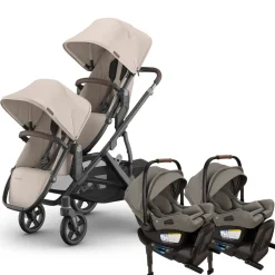 Vista V3 Twin Stroller + Nuna PIPA Series Travel System