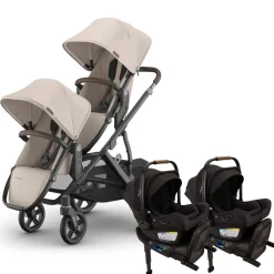 Vista V3 Twin Stroller + Nuna PIPA Series Travel System