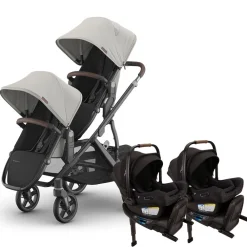 Vista V3 Twin Stroller + Nuna PIPA Series Travel System