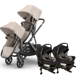 Vista V3 Twin Stroller + Nuna PIPA Series Travel System