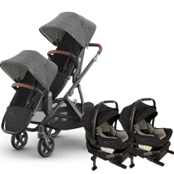 Vista V3 Twin Stroller + Nuna PIPA Series Travel System