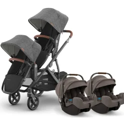 Vista V3 Twin Stroller + Nuna PIPA Series Travel System