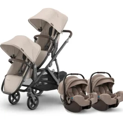 Vista V3 Twin Stroller + Nuna PIPA Series Travel System