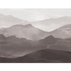 Watercolor Mountain Mural