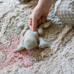 Water Lily Pond Washable Play Rug
