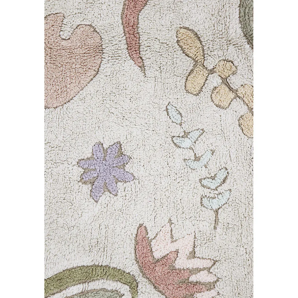Water Lily Pond Washable Play Rug