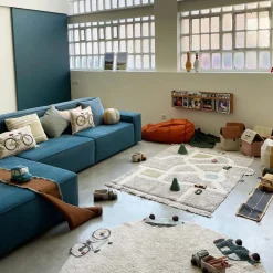 Wheels Washable Rug