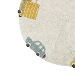 Wheels Washable Rug