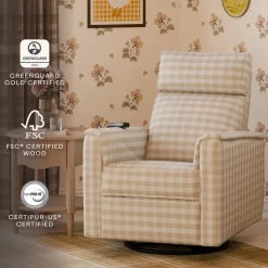 Willa Deluxe Power Recliner & Swivel Glider with Heat and Massage