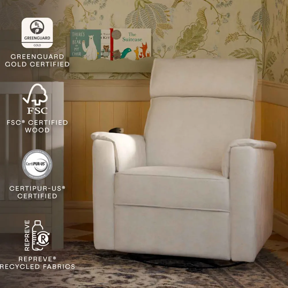 Willa Deluxe Power Recliner & Swivel Glider with Heat and Massage