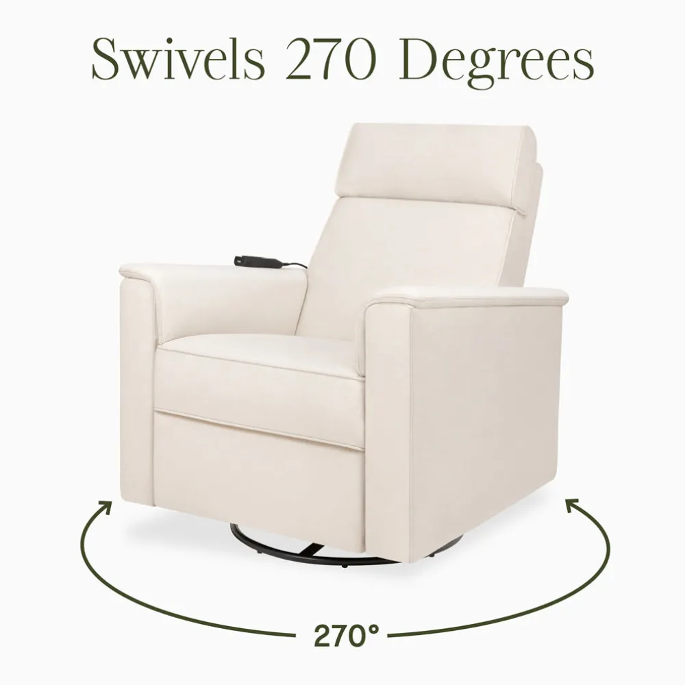 Willa Deluxe Power Recliner & Swivel Glider with Heat and Massage