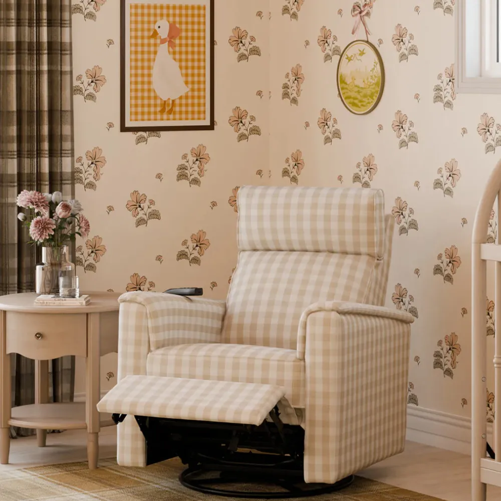 Willa Deluxe Power Recliner & Swivel Glider with Heat and Massage