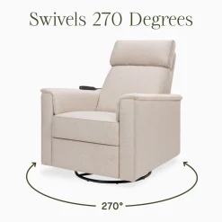 Willa Deluxe Power Recliner & Swivel Glider with Heat and Massage