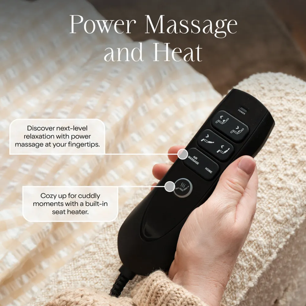 Willa Deluxe Power Recliner & Swivel Glider with Heat and Massage