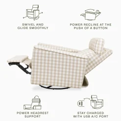 Willa Plus Power Glider Recliner with Power Headrest