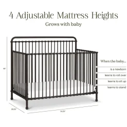 Winston 4 in 1 Convertible Crib