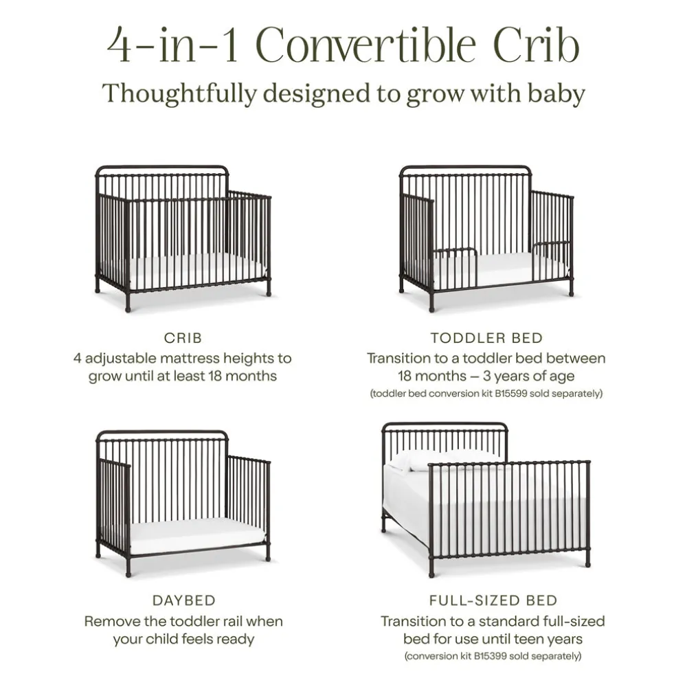 Winston 4 in 1 Convertible Crib