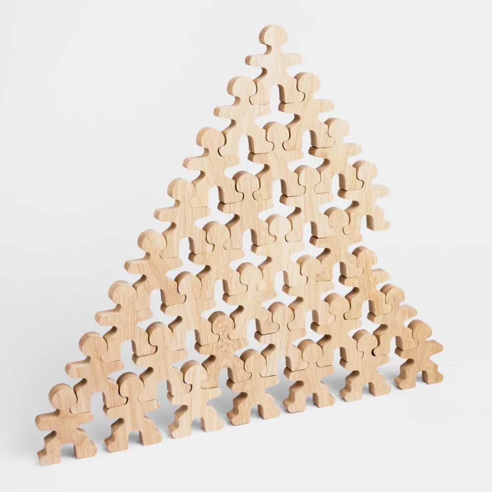 Wooden Toy Stacking Set