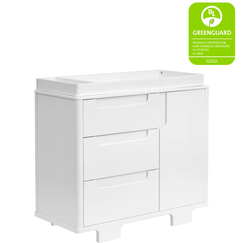 Yuzu 3-Drawer Compact Changer Dresser with Removable Changing Tray (41")