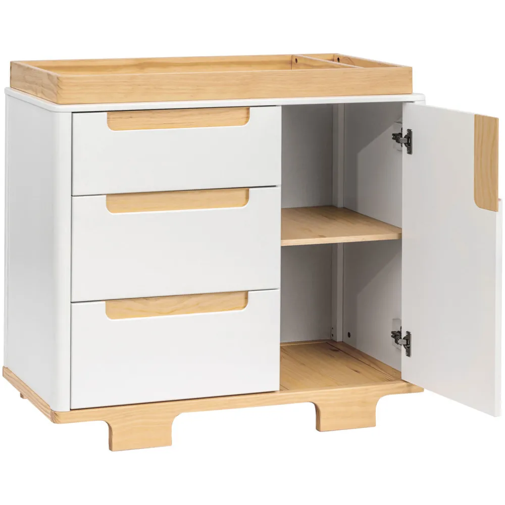 Yuzu 3-Drawer Compact Changer Dresser with Removable Changing Tray (41")
