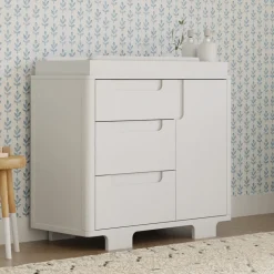 Yuzu 3-Drawer Compact Changer Dresser with Removable Changing Tray (41