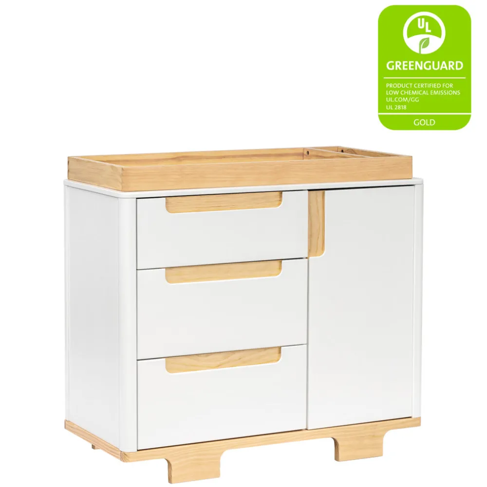 Yuzu 3-Drawer Compact Changer Dresser with Removable Changing Tray (41")