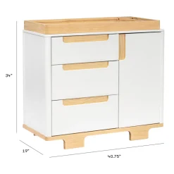 Yuzu 3-Drawer Compact Changer Dresser with Removable Changing Tray (41
