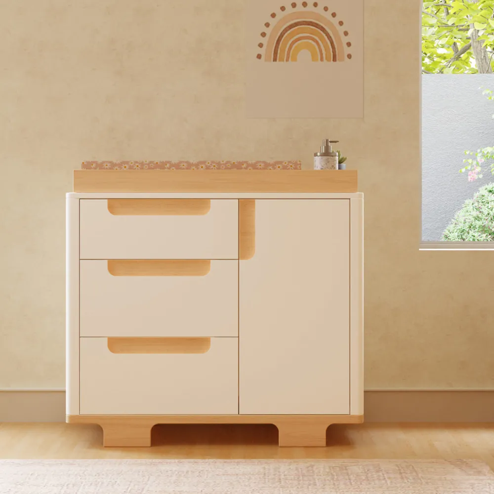 Yuzu 3-Drawer Compact Changer Dresser with Removable Changing Tray (41")