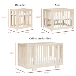 Yuzu 8-In-1 Convertible Crib With All Stages Conversion Kits
